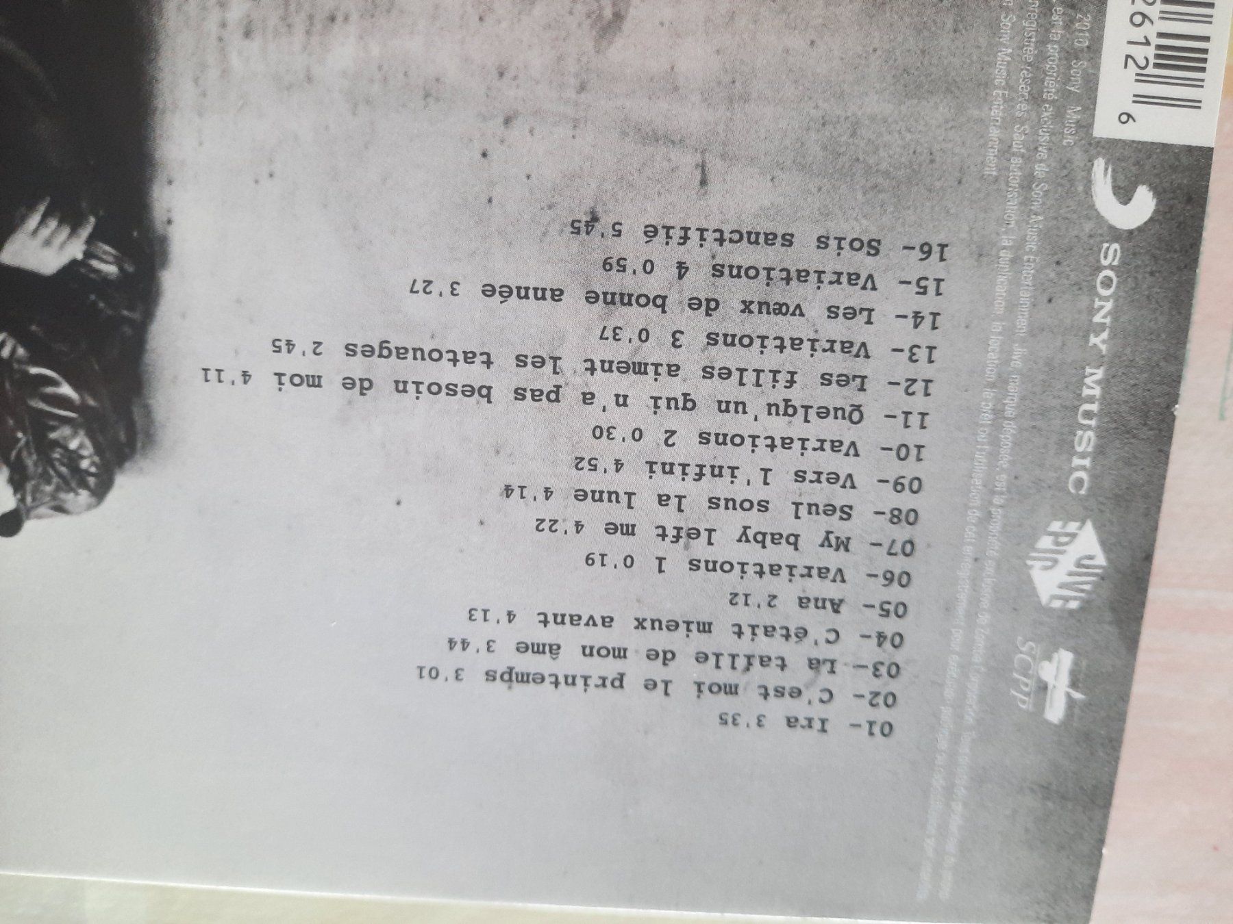 CD: CD Daniel Darc - La taille de mon âme – Usato da Pully venduto da bro_n52j 2
