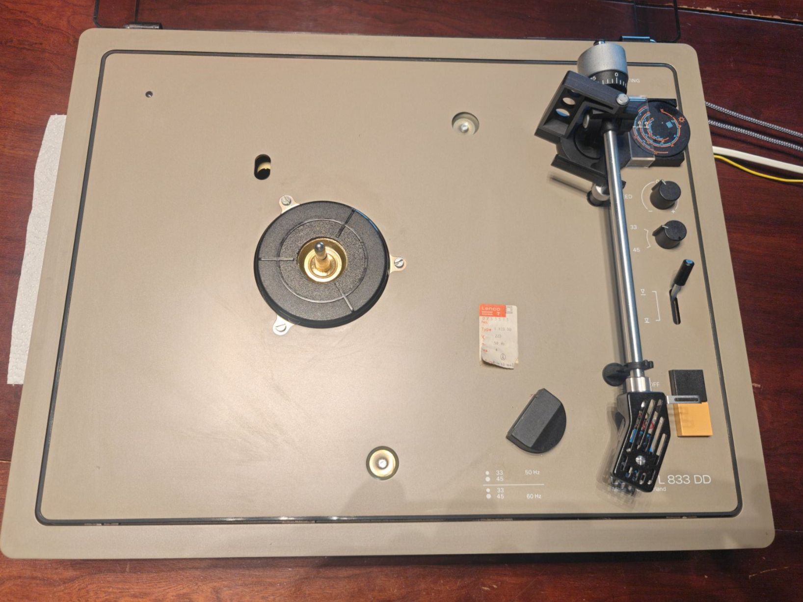 Lenco Giradischi: Lenco L833 DD Direct Drive Plattenspieler mit Rega Elys 2 – Usato da Männedorf venduto da Rueiva 4