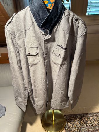 1x Herren langarm Hemd "SMOG", XXL, & 1 kurzarm Polo