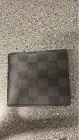 Portemonnaie Louis Vuitton Damier Canvas Herren Schwarz