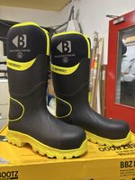 Sicherheitsstiefel Neopren Gr. 42 schwarz/gelb