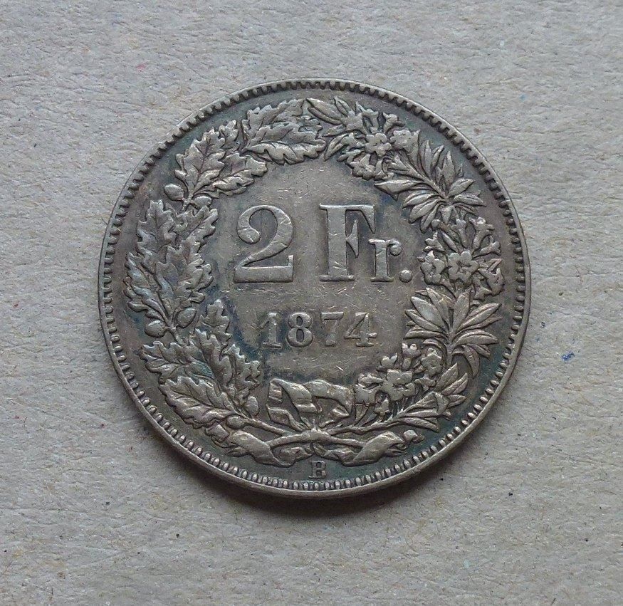 Tutti le monete: Top ++ 2.- Franken 1874 – Usato da Walkringen venduto da Casablanca777