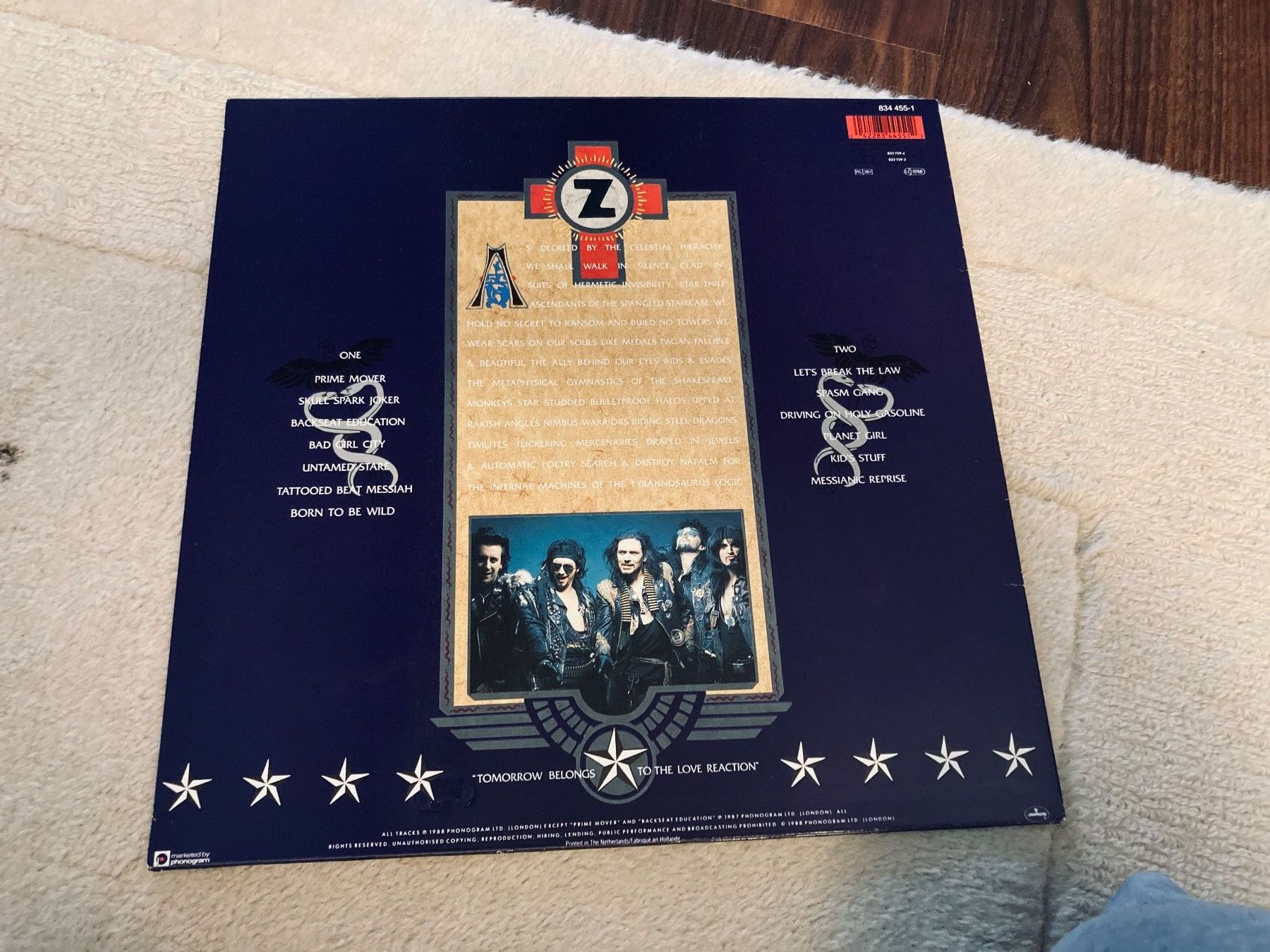 Dischi in vinile: Zodiac Mindwarp LP Tattooed Beat Messiah – Usato da Wagenhausen venduto da Novafreund283 1