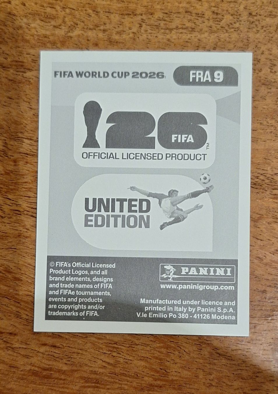 Panini Carte collezionabili: Panini Aurélien Tchouaméni FRA 9 – Nuovo (secondo la descrizione) da Romanens venduto da Crocette 1