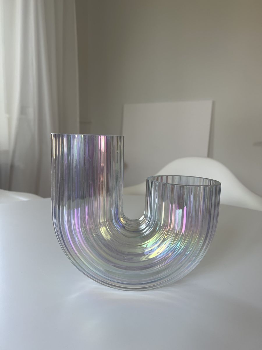 Vasi & Recipienti: Glasvase farbig schimmernd – Usato da Winterthur venduto da lilly021 3