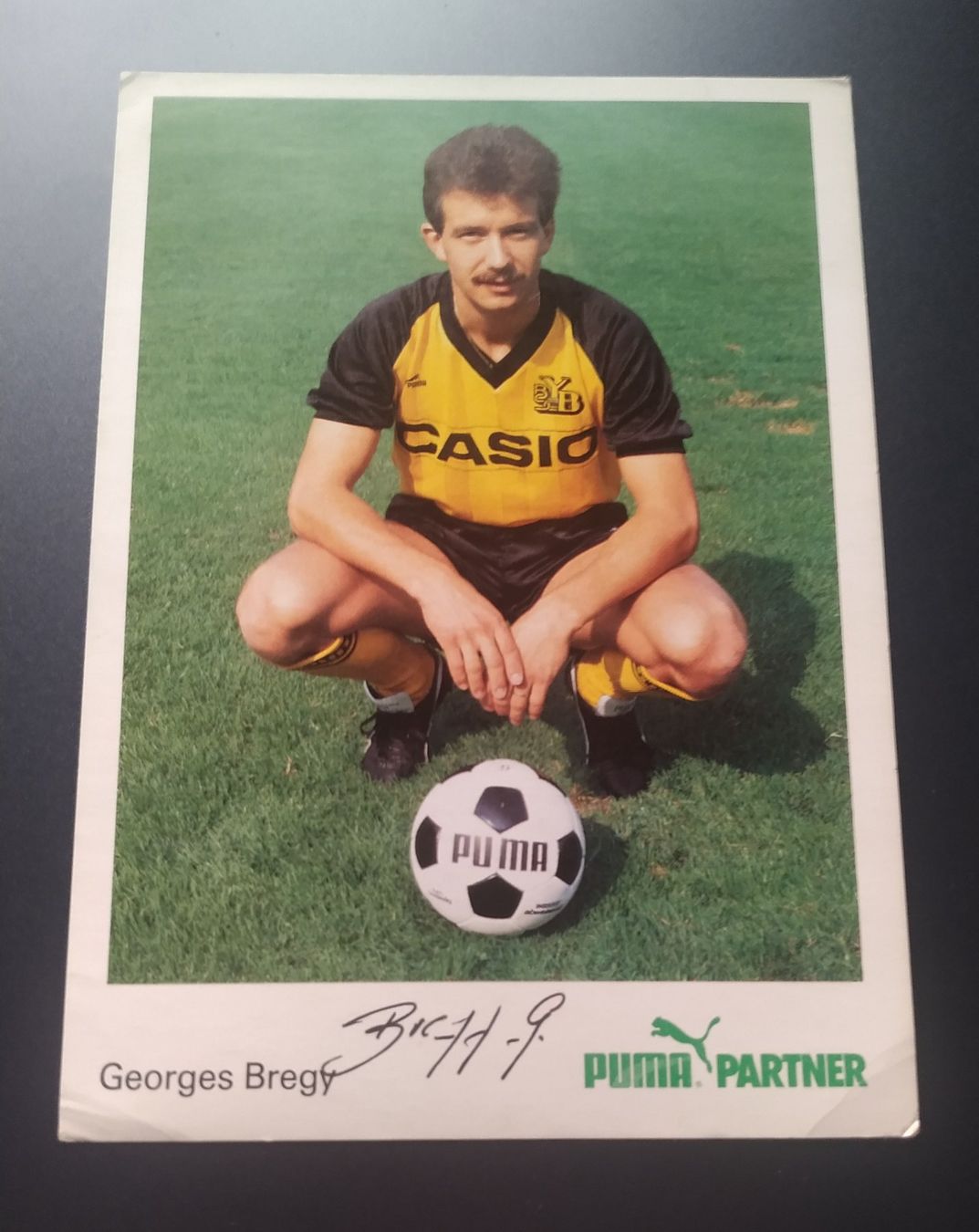 Autografi: Georges Bregy ex. YB-Legende – Usato da Biel/Bienne venduto da Ruediw