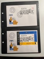 2 FDC / 2022 einzeln geklebt / Couvert C6