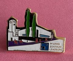 PIN Anstecker Pfarrei-Zentrum Lenzburg, Souvenir Schweiz,