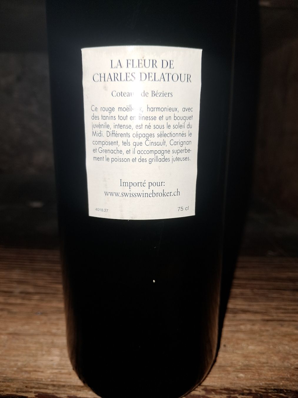 Vino: La Fleur de Charles Delatour Rouge 2018 – Nuovo e nell'imballaggio originale da Le locle venduto da juliensaran 3