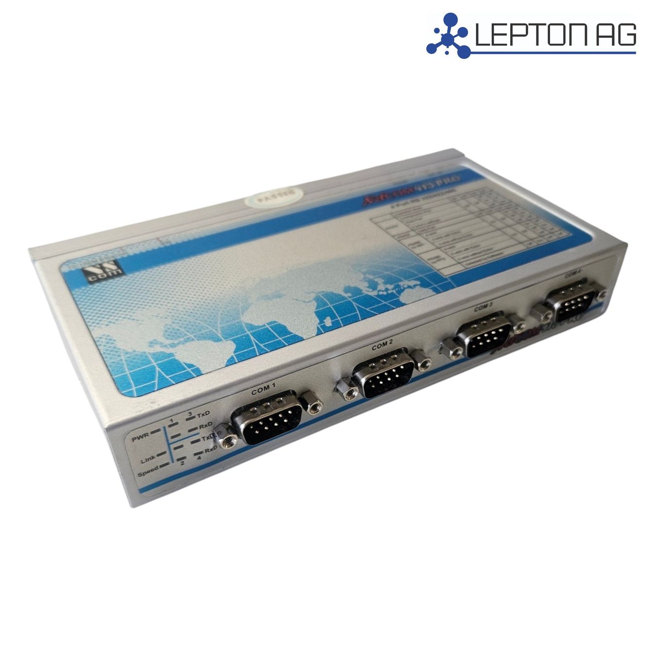 Sistema di controllo: Netcom 413 PRO RS232/422/485 Kommunikations-Server – Usato da Niederdorf venduto da LeptonAG 5