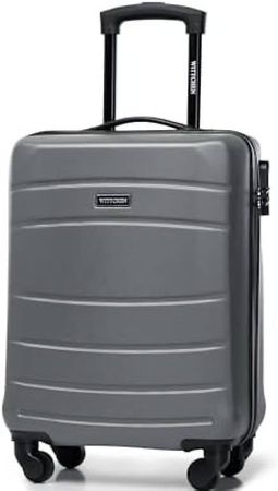 Valise Moyenne grise (61x41x26cm) - Très bon état