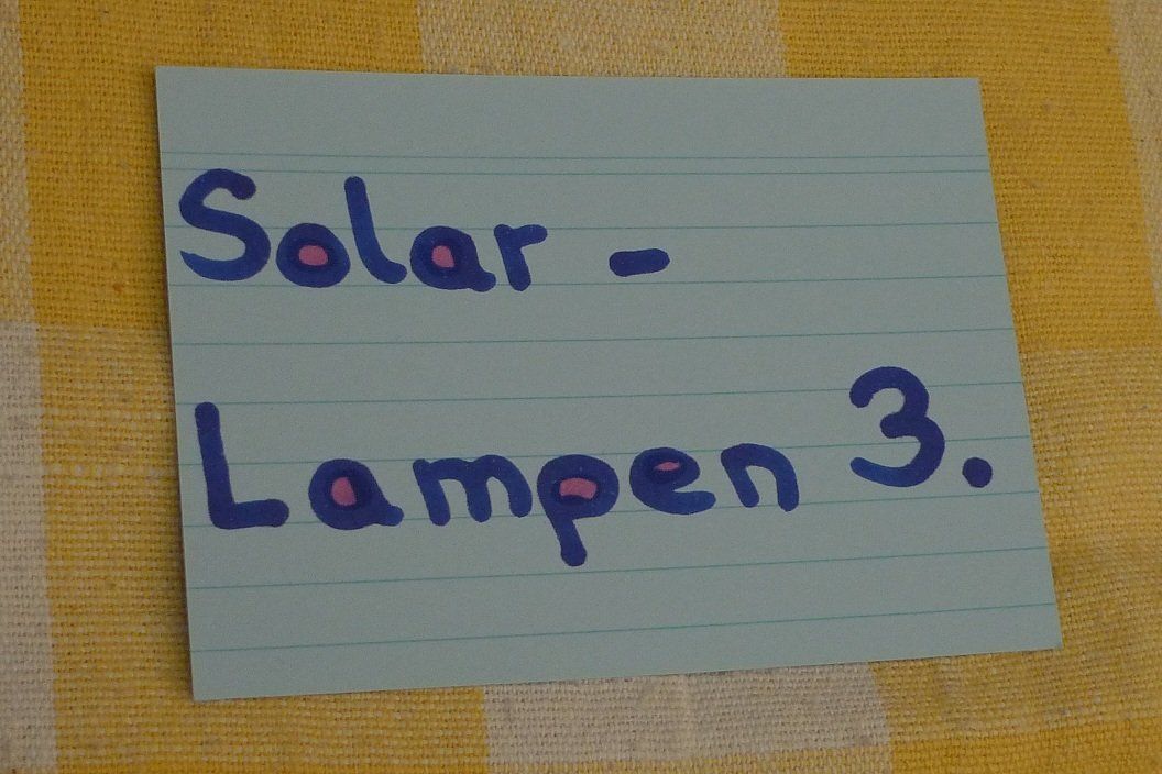 Lampade: Solar-Lampen 3. – Nuovo e nell'imballaggio originale da Bern venduto da bn1640 4