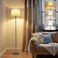 AmazeFun LED Stehlampe 156cm Stehlampe Wohnzimmer mit Beigen