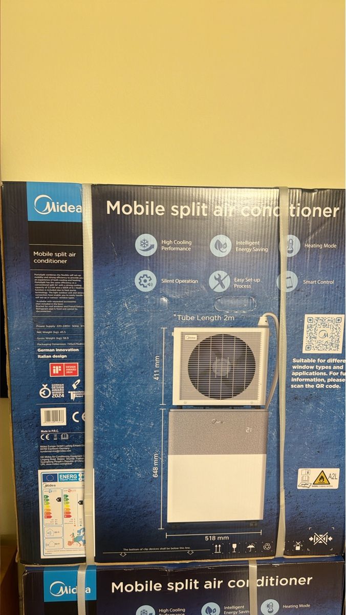 Midea Klimageräte: Midea Mobile Split Klimagerät neu in Originalverpackung – Neu (gemäss Beschreibung) aus Volketswil von eris2015
