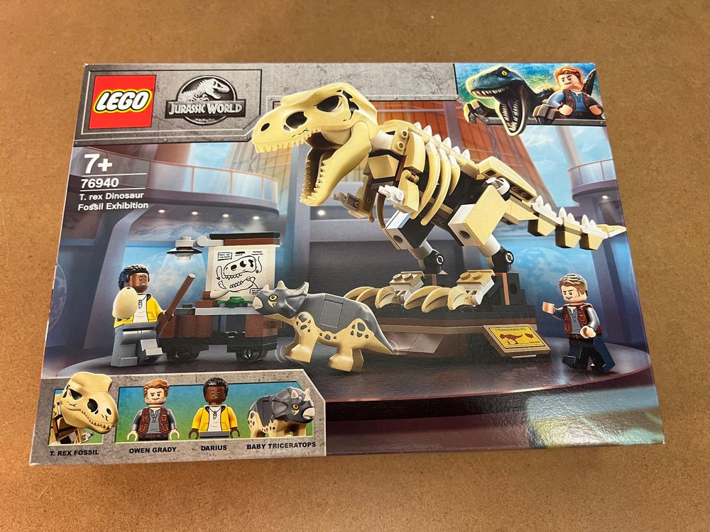 Lego Jurassic World T. Rex Dinosaur Fossil Exhibition 76940 (Neu und originalverpackt) in 
