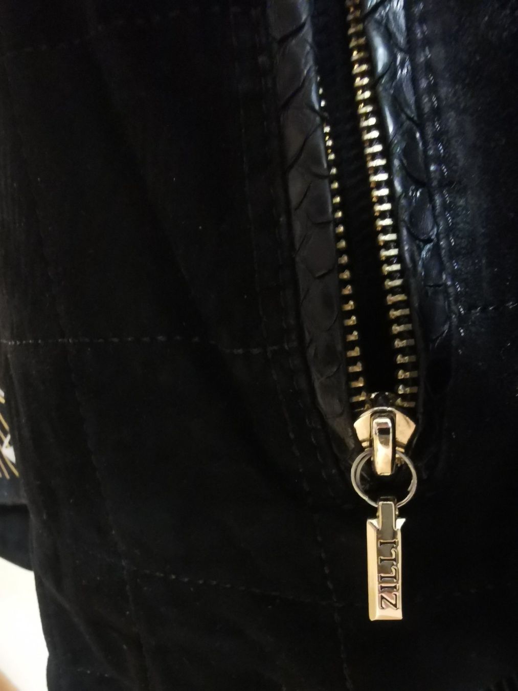 Giacche: ZILLI Luxus Wildlederjacke mit Pythonleder, GR 52/54 M L – Usato da Pfäffikon SZ venduto da mat_qgm9 6