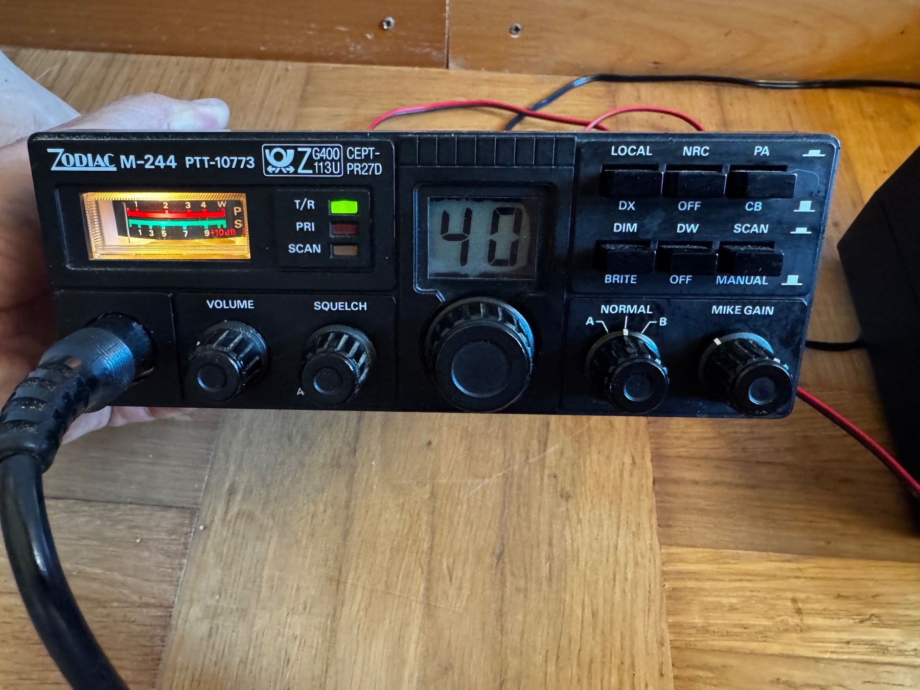 Radiocomunicazione: Funkgerät Zodiac M-244 – Usato da Schwarzenburg venduto da Bdi1 1