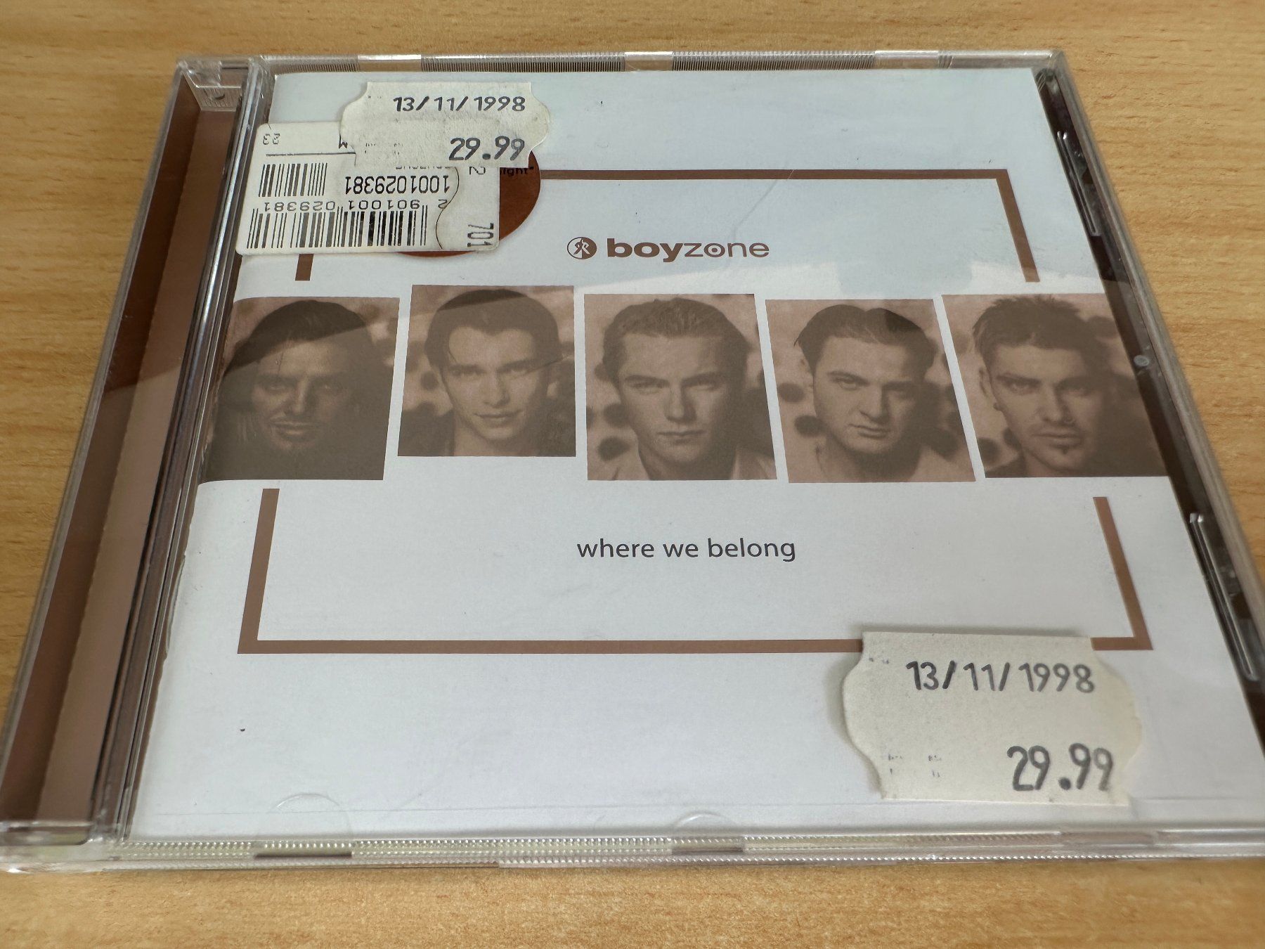 CD: Boyzone – Where We Belong – Usato da Rikon im Tösstal venduto da Alpenmutz