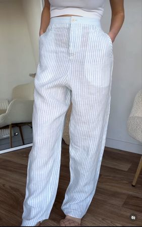 UMIT UNAL New Linen Pants