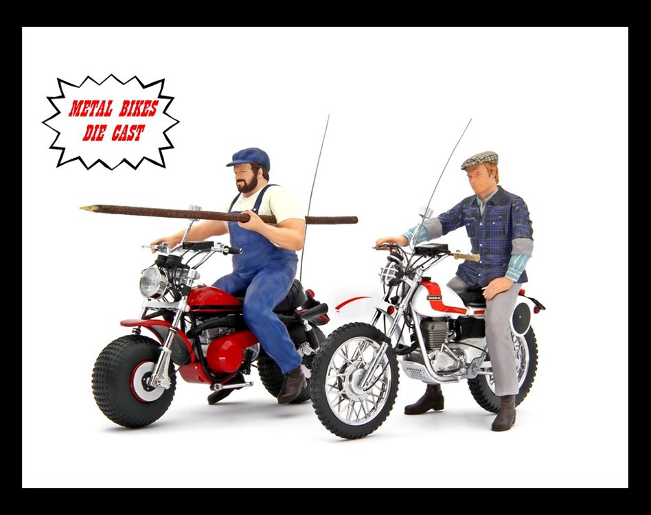 BUD SPENCER MOTOZODIACO TUAREG 2232 & TERENCE HILL 1/18 Acheter sur