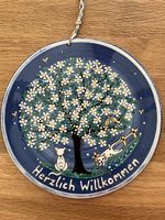 Türschild Herzlich Willkommen
