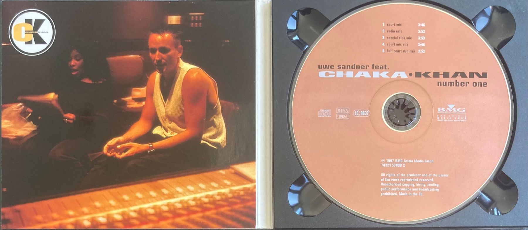 CD: UWE DANDNER FEAT. CHAKA KHAN - NUMBER ONE – Usato da Poliez-Pittet venduto da Newtown-Records 2