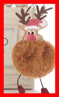 Plüsch Rudolph Taschenanhänger Keychain Weihnachten Red Nose