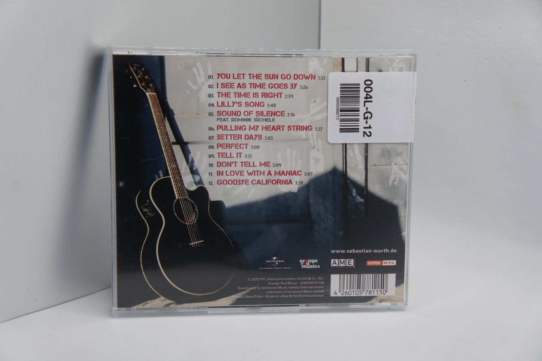 CD: CD Sebastian Wurth – Strong – Usato da Ernetschwil venduto da luisvonerni 1