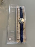 Swatch Uhr Musicall blau mit Lederarmband 