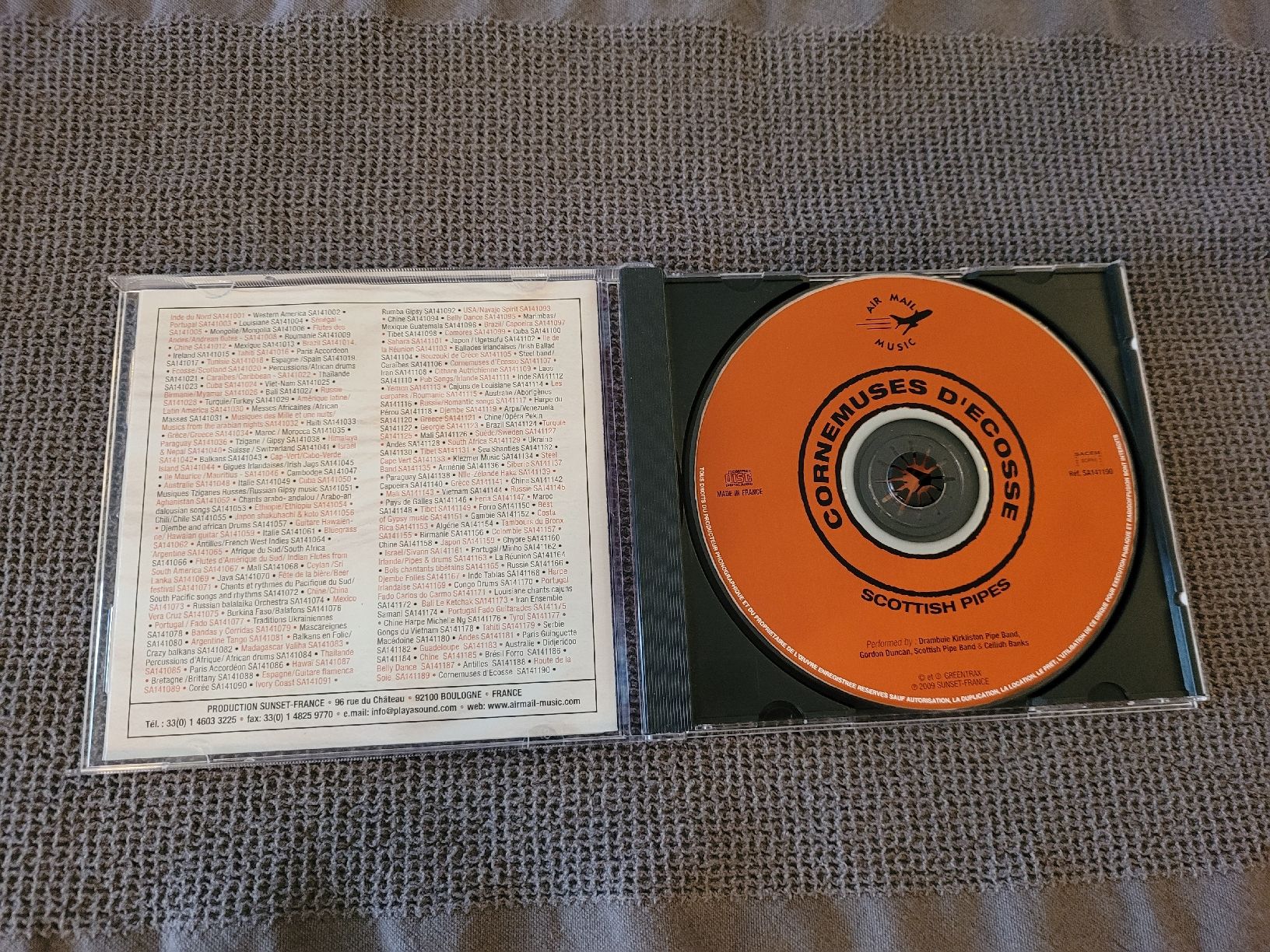 CD: Audio-CD; Cornemuses Ecossaises: Scottish Pipes•Single Malt – Usato da Aarberg venduto da galli-thomas 1