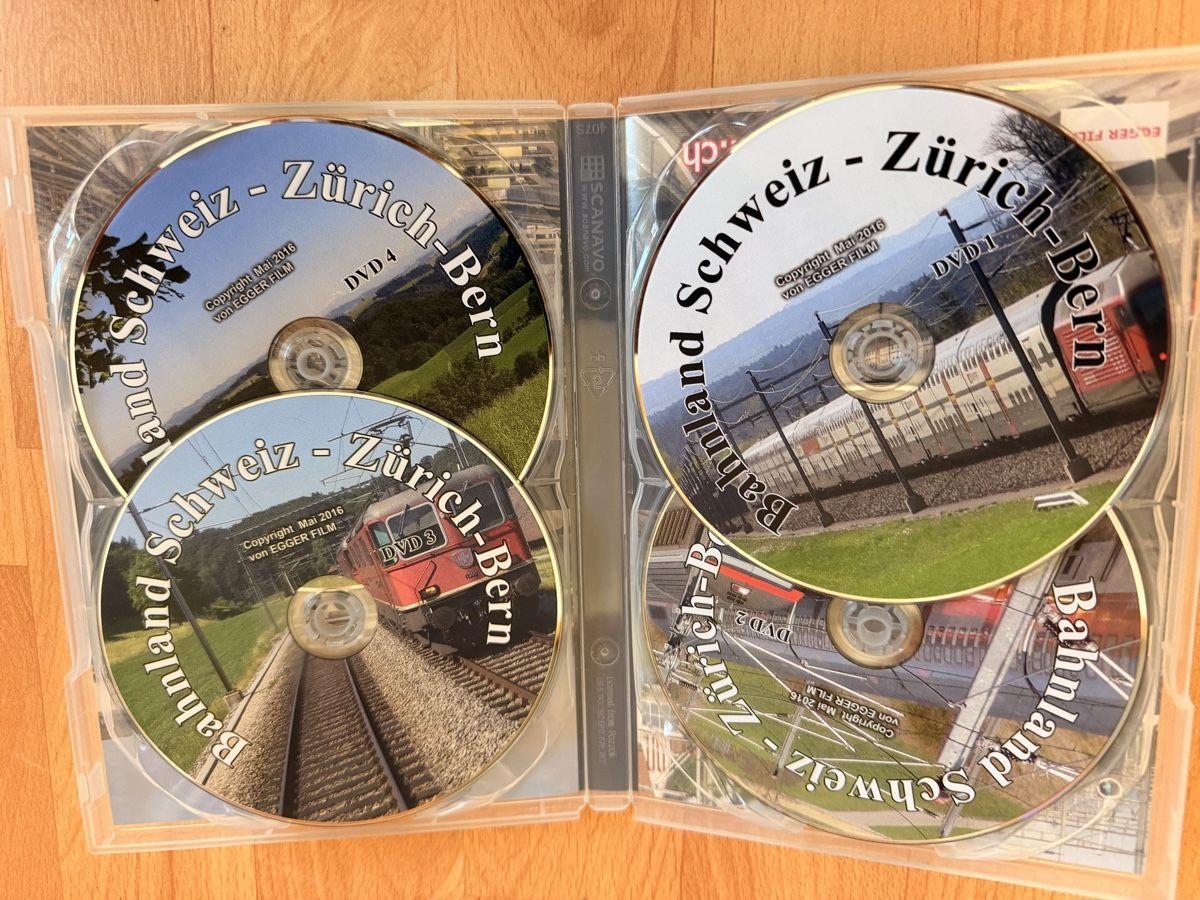 Tutti i DVDs: Dvd Bahnland Schweiz – Usato da Küttigen venduto da Roaddrive78 1