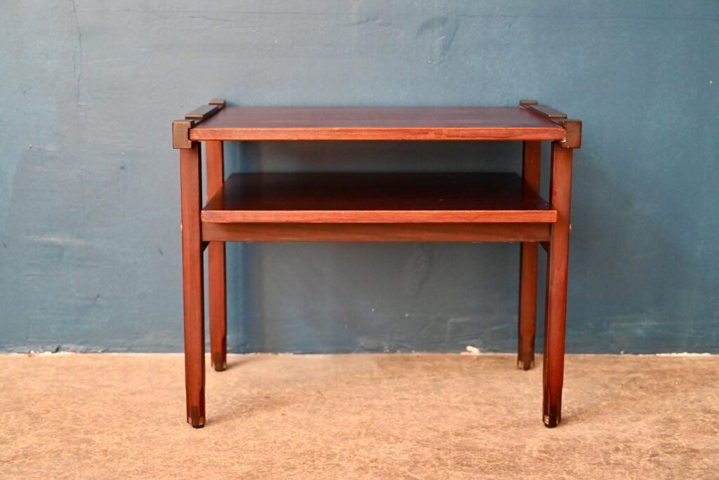 Tavoli: Console guéridon sellette Italienne en Teck  desserte table – Usato da COLMAR venduto da Sophiebellelurette 8