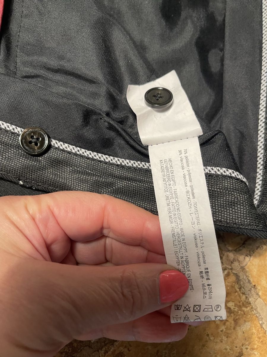 Pantaloni: Chic e elegante Pantaloni Uomo-Tg M/L-viscosa – Nuovo (secondo la descrizione) da Gordevio venduto da LanaZimm 5