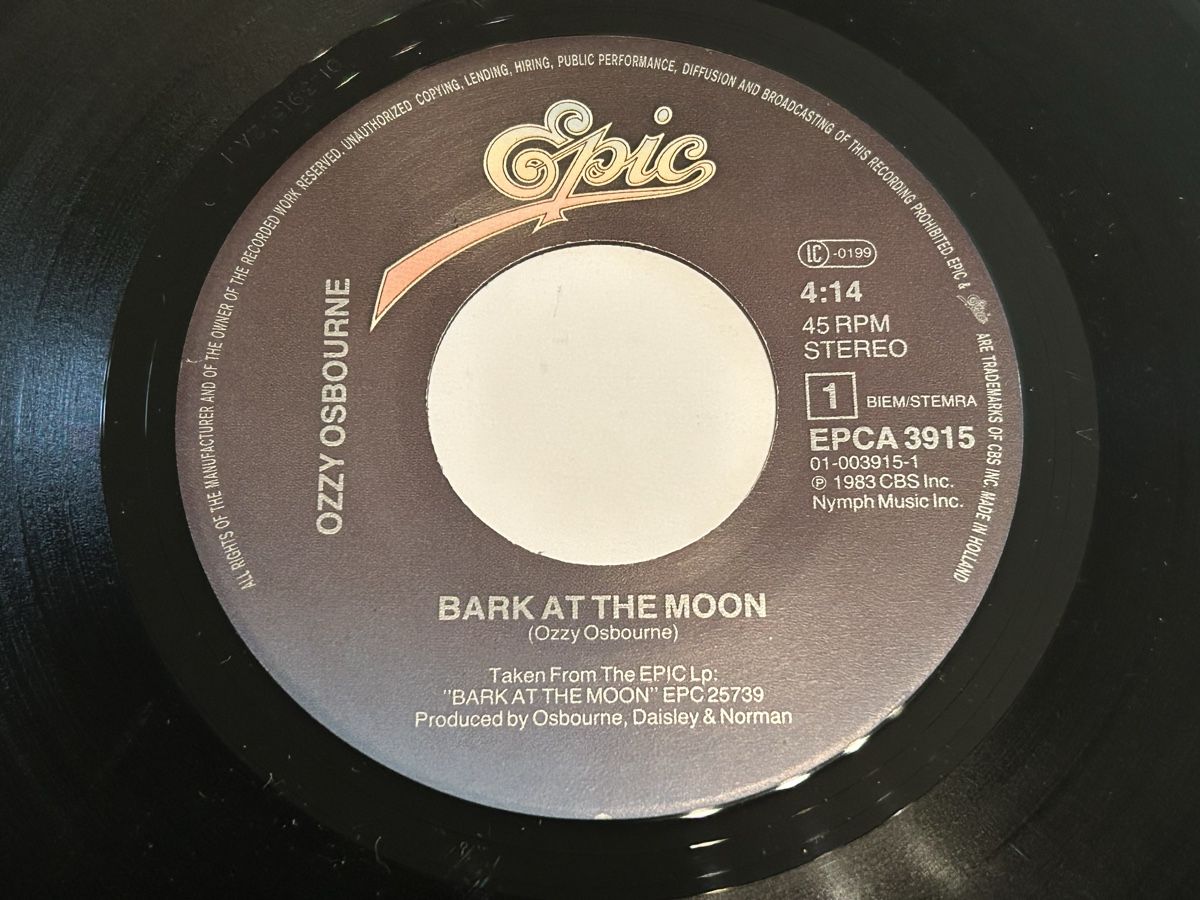 Schallplatten: Ozzy Osbourne 1983. Bark At The Moon – Gebraucht aus Faulensee von Mizuno06 4