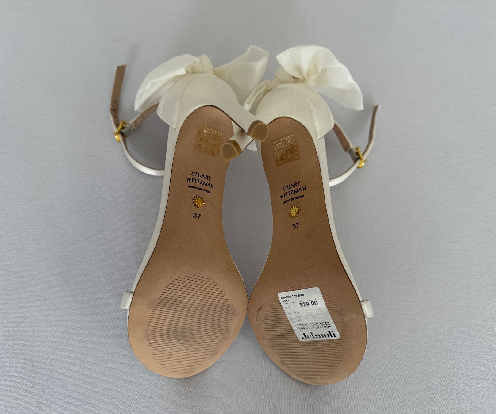 Stuart Weitzman Damenschuhe: Stuart Weitzman Nudistsong Mesh Bow Sandaletten – Neu (gemäss Beschreibung) aus Pfäffikon SZ von Redwulf34 6
