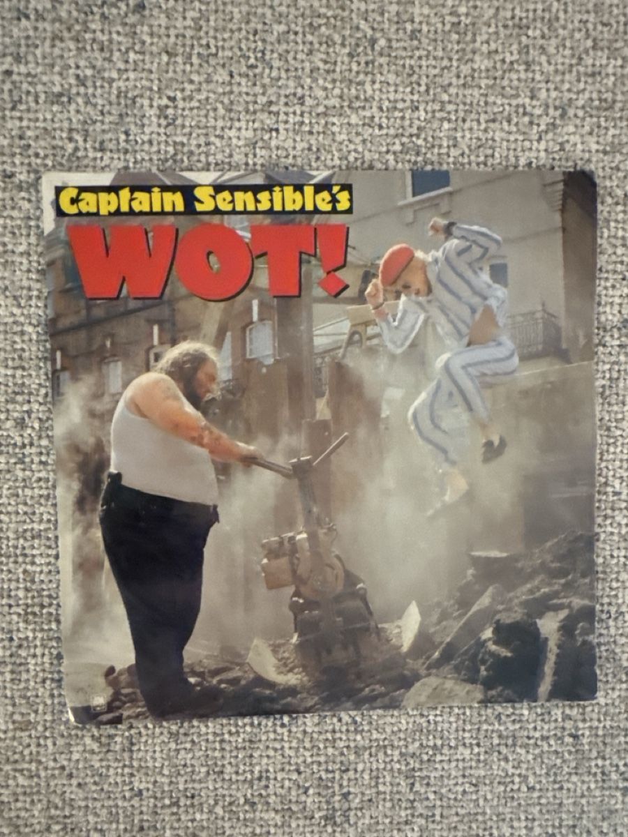 Dischi in vinile: Captain Sensible - WOT! - 7" Single - 80s – Usato da Rorbas venduto da BlackstarRecords