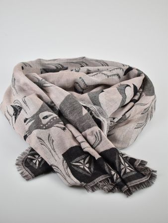AHMADDY Schal/Tuch "Fox", 100% Wolle