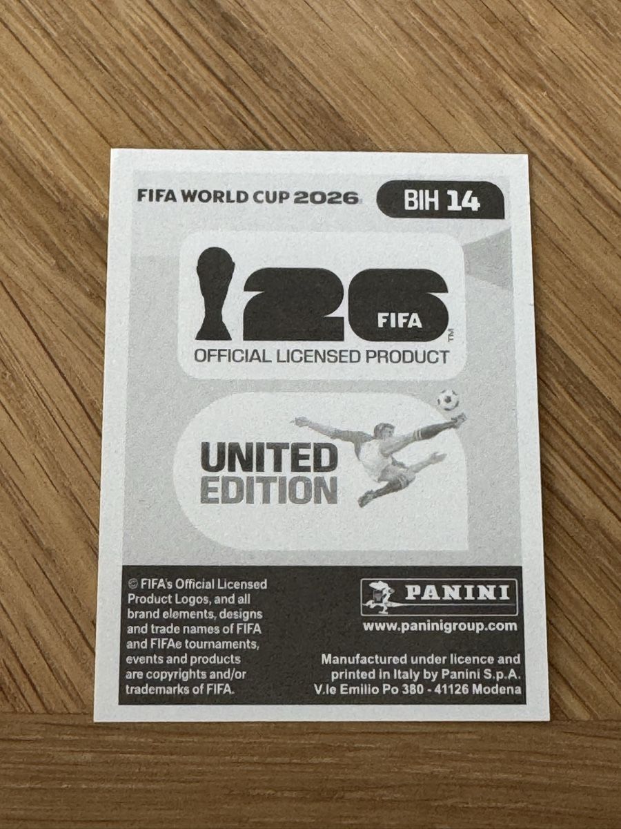 Panini Carte collezionabili: Panini 2026 BIH 14 – Nuovo (secondo la descrizione) da Grand-Lancy venduto da cyr_n5ky 1