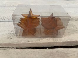 12x Weihnachtsdeko Sterne