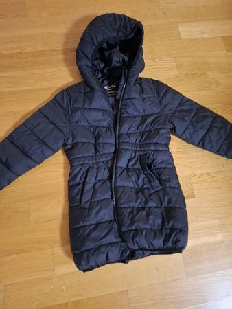 Winterjacke für Mädchen, Grösse 122, Schwarz