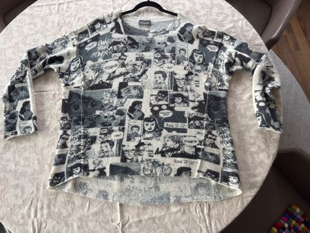 PRINCESS GOES HOLLYWOOD Pullover mit Print Wolle/Yak wNEU
