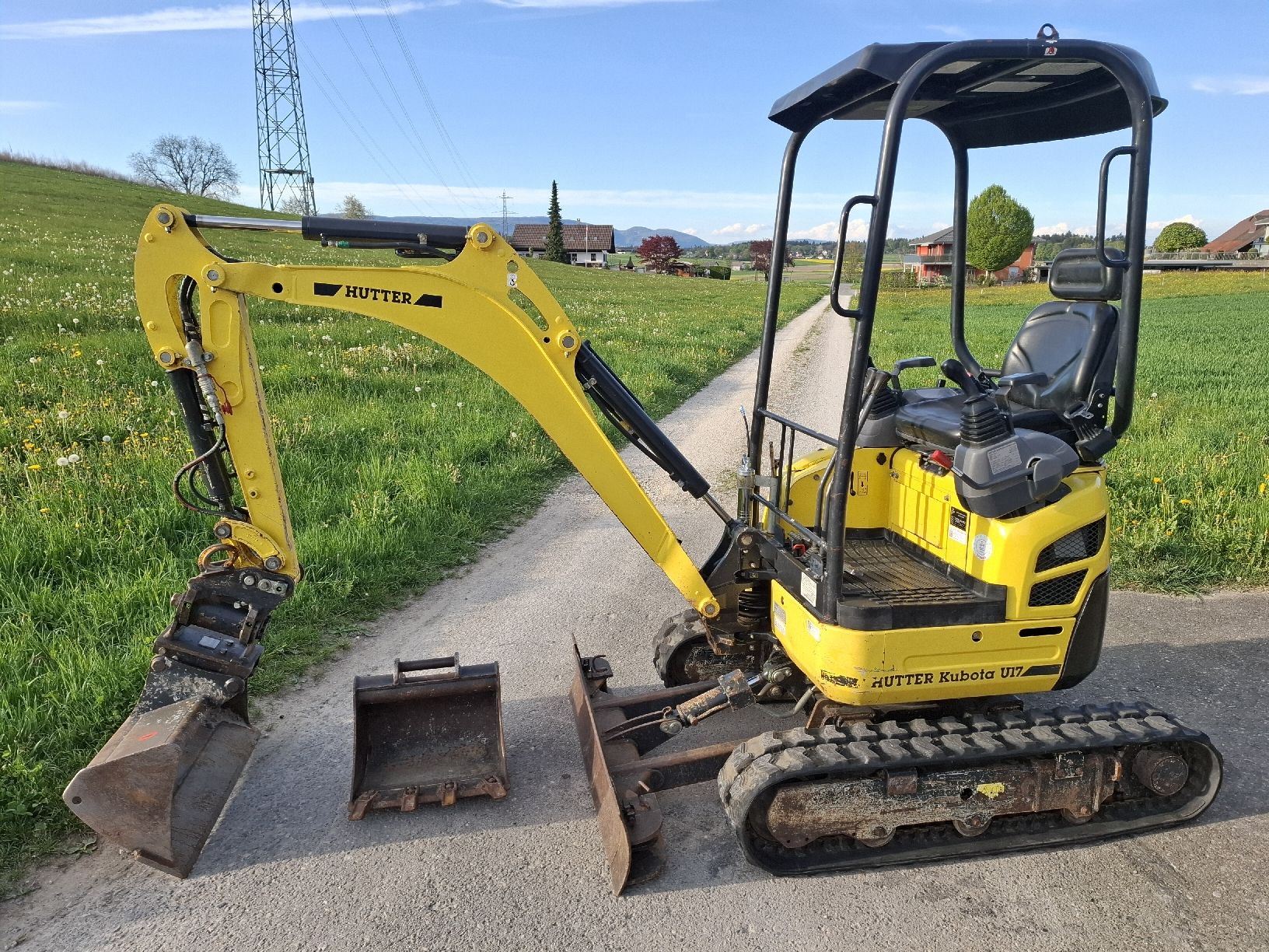 Kubota Excavateurs: Bagger Hutter Kubota U 17-3 – D'occasion à Höchstetten par Kimi17417 4
