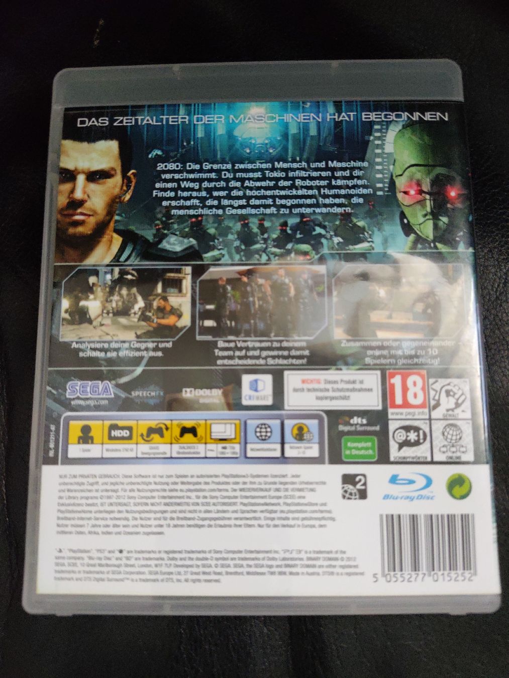 Sony Spiele: Binary Domain PS3 - Jeu d'action et science-fiction! – Gebraucht aus fribourg von GameSpot 1