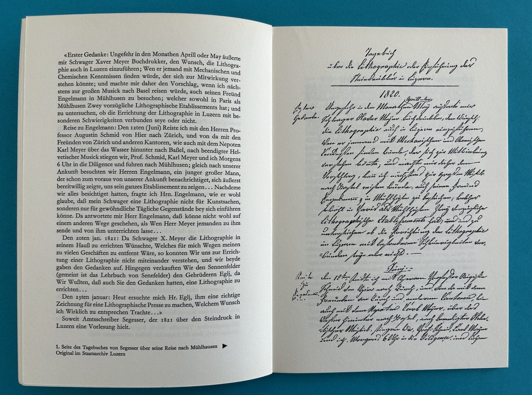 Libri: LUZERNER LITHOGRAPHEN des 19. JH. – Usato da Zürich venduto da Domus09 3