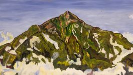 Niesen, frei nach Hodler (Ölgemälde)