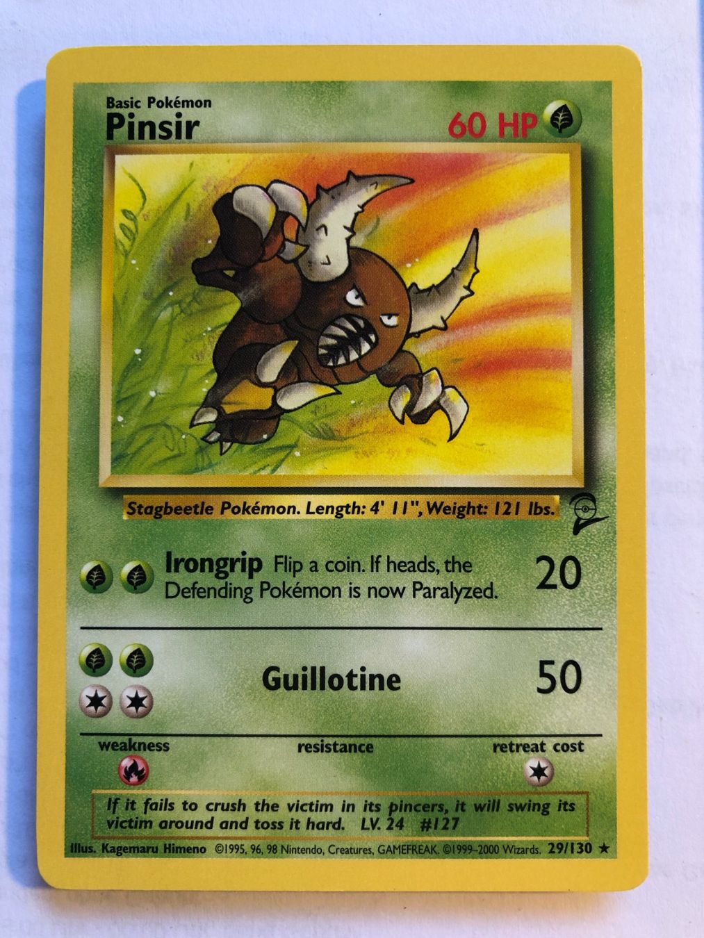 Carte collezionabili: Pinsir (rare) base set2 - MINT - ab 1.- – Usato da Giubiasco venduto da dan_pr8b