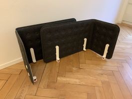 2 Trennwände für Bürotisch, neuwertig