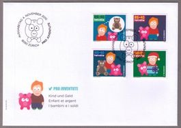 2010_J397A-J400A_Pro Juventute «Kind und Geld»_Offiz. FDC !