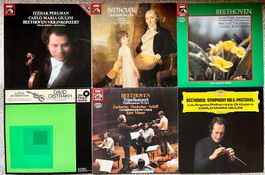 6 LPs Set Beethoven: Violinkonzert + Symp. 2,4,6 TOP ZUSTAND