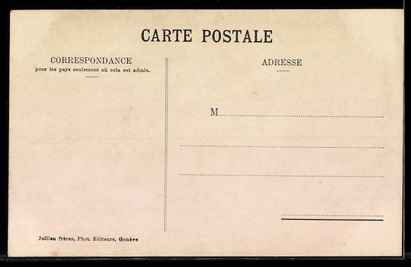 Cartes postales: Genève, Bise glaciale, Parc Mon Repos – D'occasion à Berlin par bartko-reher 1